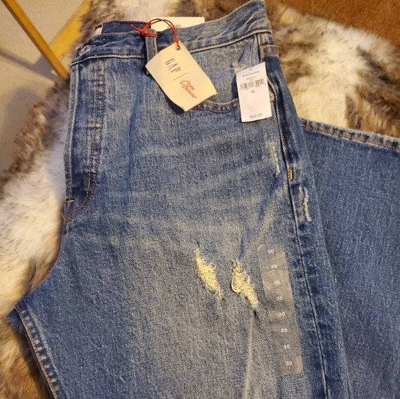 GAP Super High Rise Straight Cone Denim Jeans - Picture 3 of 4